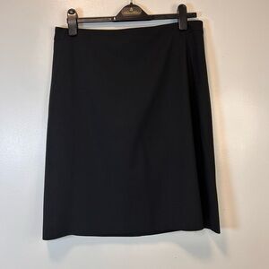 Brooks Brothers Elegant Classic Black Pencil Skirt 100% Wool Women’s Size 12